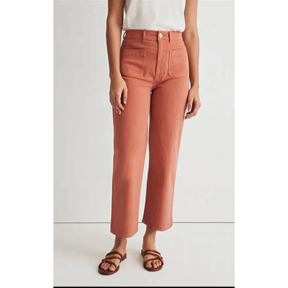 Madewell Emmett 2.0 Wide-Leg Crop Pant